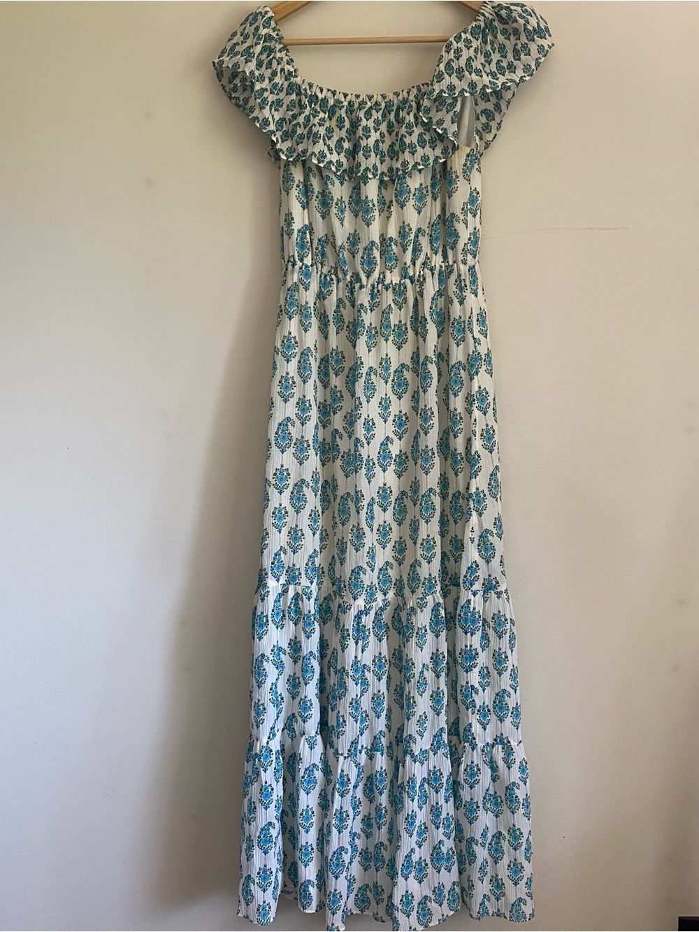 Club Monaco Silk Blend Floral Maxi Dress
